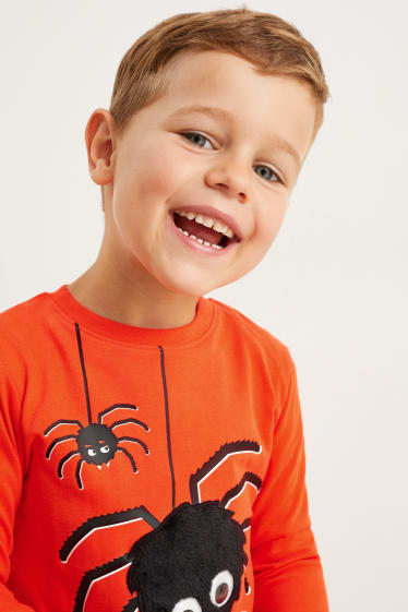 Kinder Buben - Langarmshirt - orange