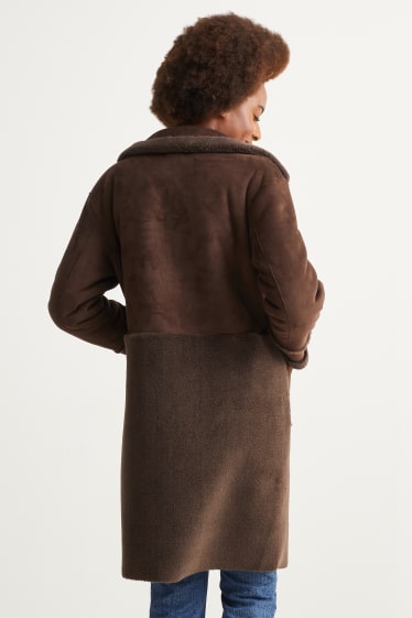 Mujer - Abrigo - marrón oscuro