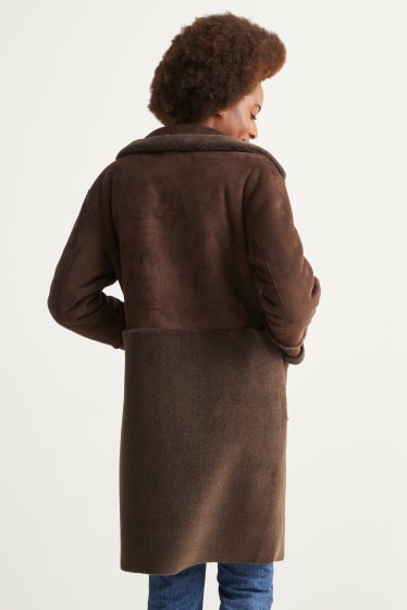 Femmes - Manteau - marron foncé