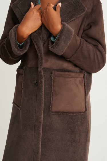 Women - Coat - dark brown