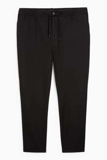 Men - Chinos - tapered fit - black