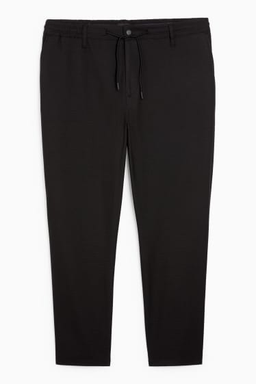 Hommes - Chino - tapered fit - noir