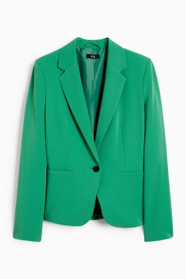 Dames - Blazer - getailleerd - groen