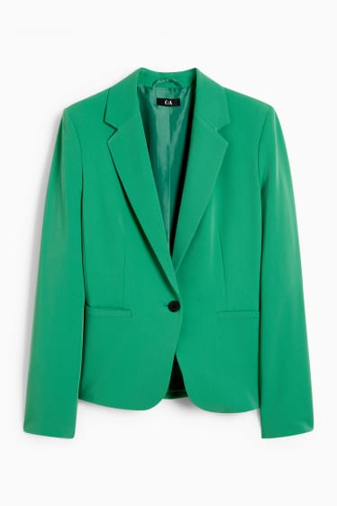 Donna - Blazer - sciancrata - verde
