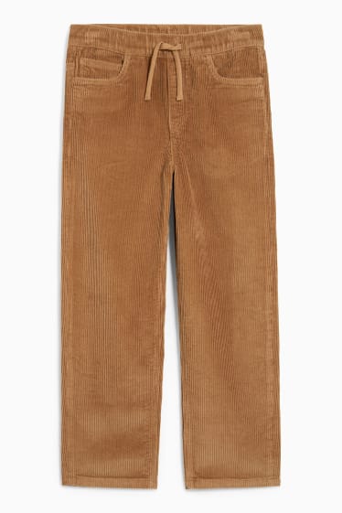 Kinderen - Broek van corduroy - bruin