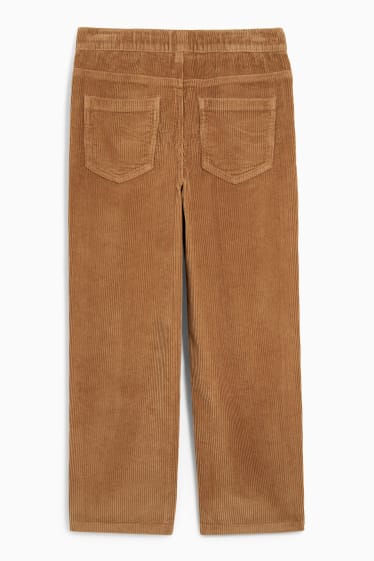 Kinderen - Broek van corduroy - bruin