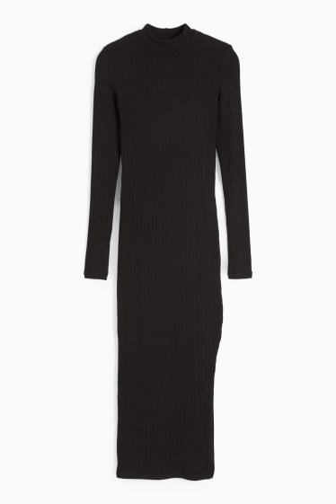 Women - CLOCKHOUSE - dress with slit - black