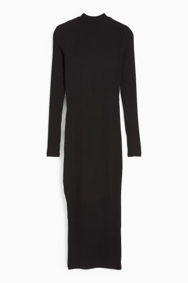 Women - CLOCKHOUSE - dress with slit - black