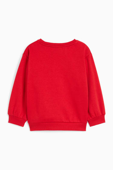 Enfants filles - HoHoHo - Sweat de Noël - rouge