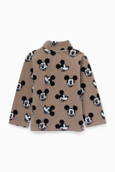 Babies - Mickey Mouse - baby fleece jacket - gray