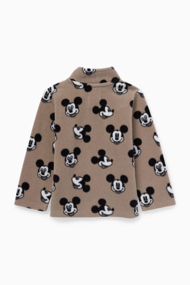 Babys - Micky Maus - Baby-Fleecejacke - grau