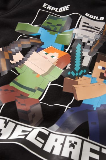 Kinder Buben - Minecraft - Hoodie - schwarz