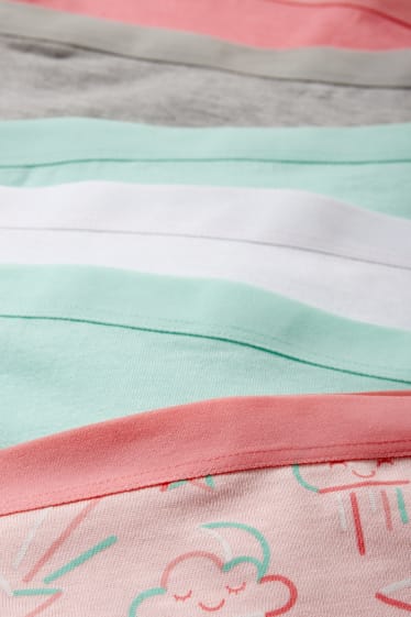Bambine - Confezione da 10 - boxer - verde menta