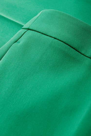 Femmes - Pantalon de toile - mid-waist - regular fit - vert
