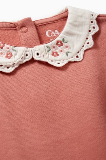 Baby Mädchen - Baby-Outfit - 2 teilig - dunkelrosa