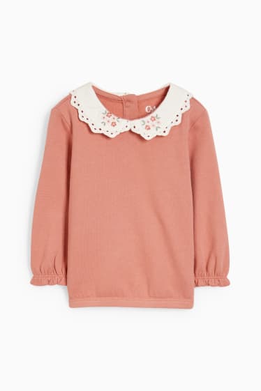Baby Mädchen - Baby-Outfit - 2 teilig - dunkelrosa