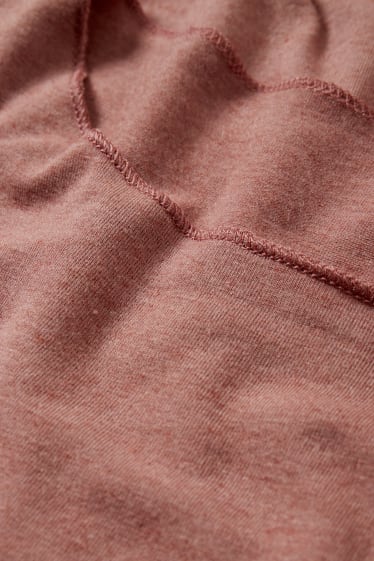 Damen - Unterziehshirt - dunkelrosa