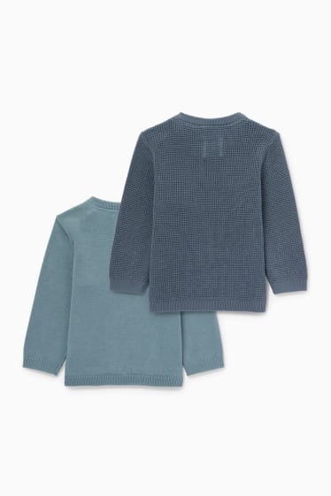 Nadons - Paquet de 2 - jersei per a nadó - turquesa fosc
