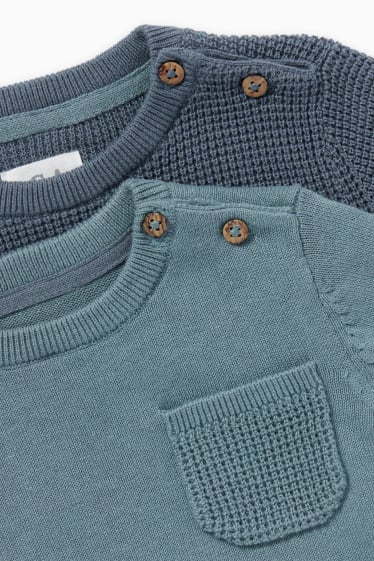 Nadons - Paquet de 2 - jersei per a nadó - turquesa fosc