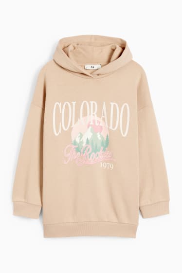 Kinder Mädchen - Hoodie - taupe