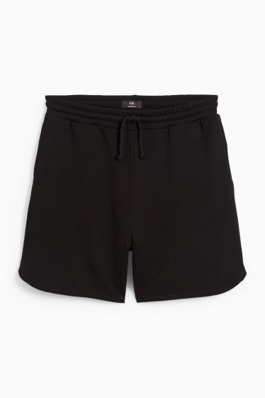 Heren - Sweatshort - zwart