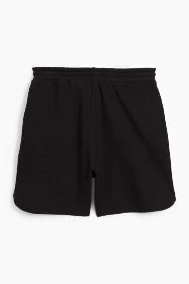 Uomo - Shorts in felpa - nero