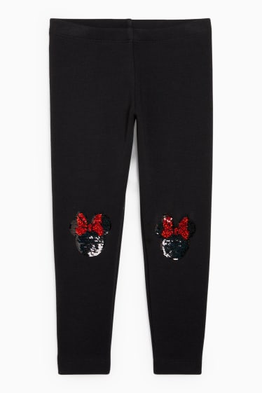 Niños - Minnie Mouse - leggings térmicos - negro