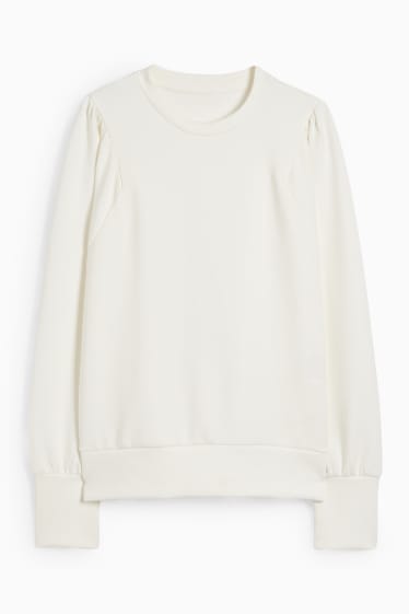 Femmes - Sweat-shirt - blanc crème