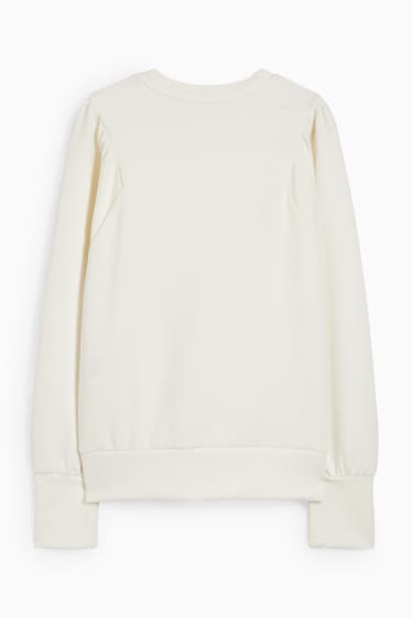 Femmes - Sweat-shirt - blanc crème