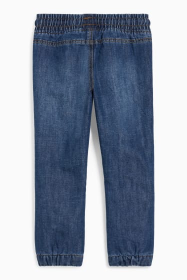 Kinderen - Slim jeans - thermojeans - jeansblauw