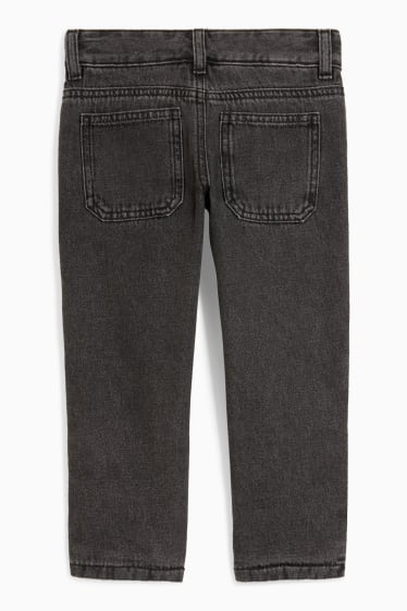 Niños - Straight jeans - pantalón térmico - negro