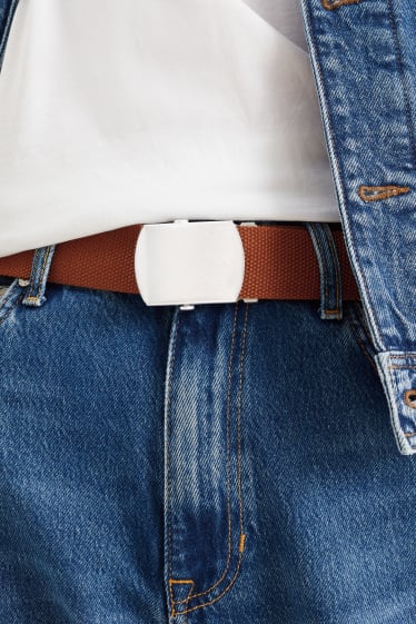 Hommes - Ceinture - havane