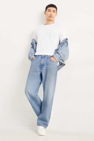 Home - Relaxed jeans - texà blau clar