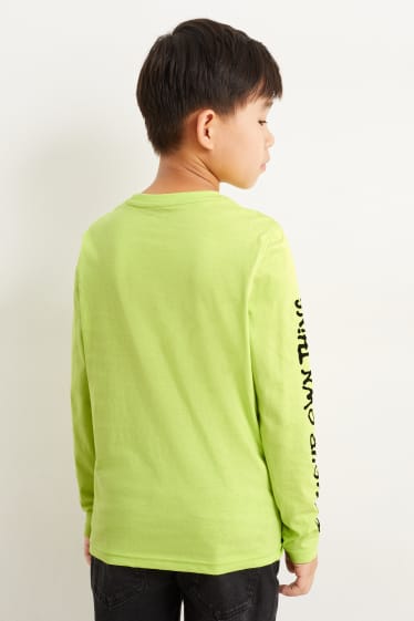 Kinder - Langarmshirt - hellgrün