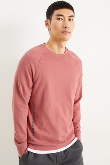 Hommes - Sweat - rouge foncé