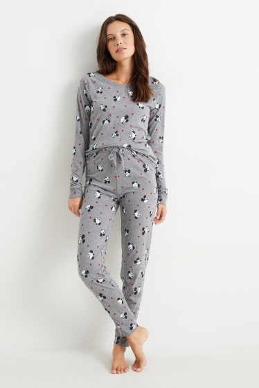 Women - Pyjamas - Mickey Mouse - gray