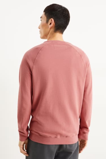 Hommes - Sweat - rouge foncé