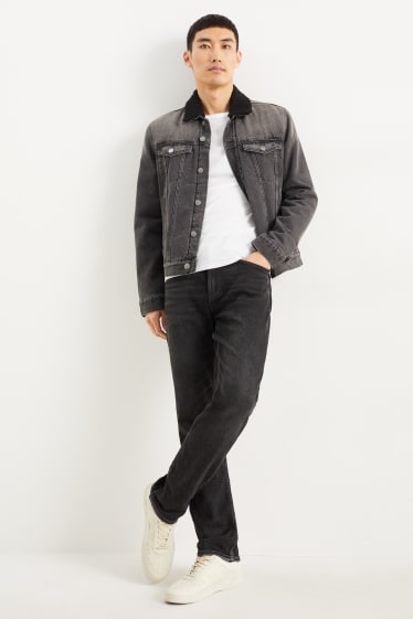 Herren - Straight Jeans - Flex Jog Denim - LYCRA® - schwarz