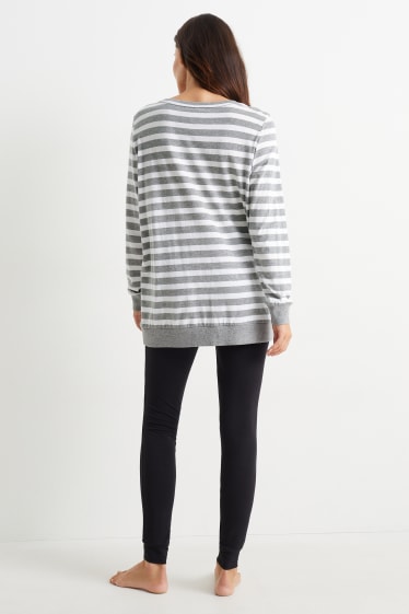 Dona - Pijama - Peanuts - gris clar