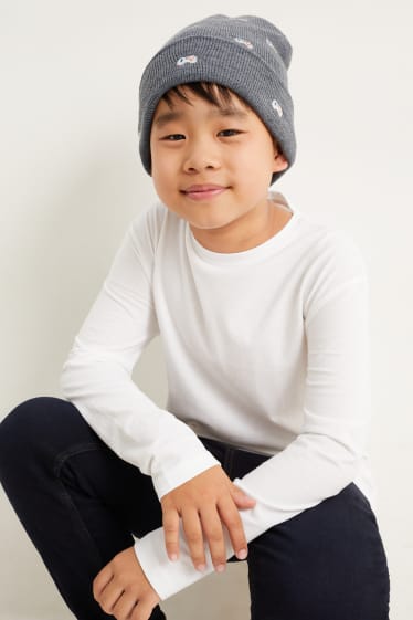 Children - Knitted hat - dark gray