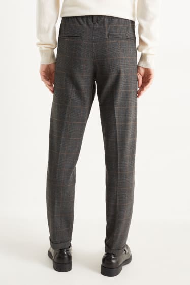 Uomo - Pantaloni chino - tapered fit - grigio scuro