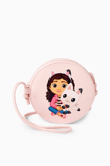 Kinder Mädchen - Gabby's Dollhouse - Umhängetasche - Lederimitat - rosa