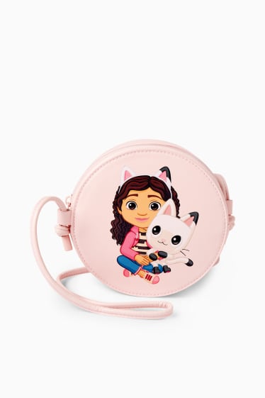 Niños - La casa de muñecas de Gabby - bolso bandolera - polipiel - rosa