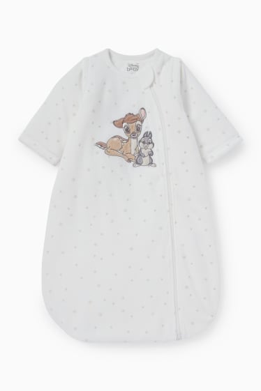 Bebeluși - Bambi - sac de dormit bebeluși - 6-18 luni - alb