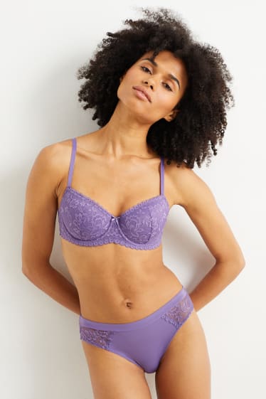 Donna - Slip - viola chiaro
