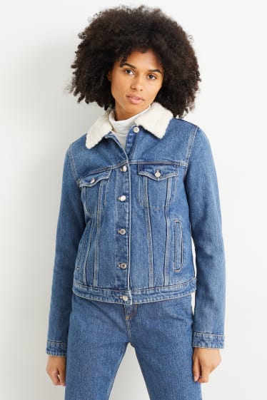 Femmes - Veste en jean - jean bleu