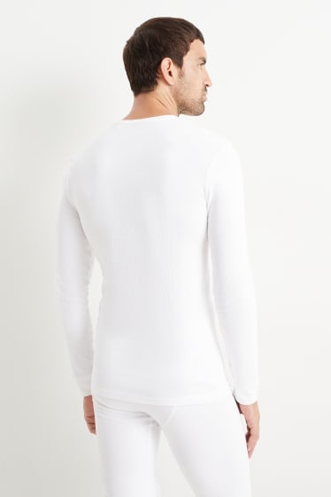 Men - Thermal base layer top - white