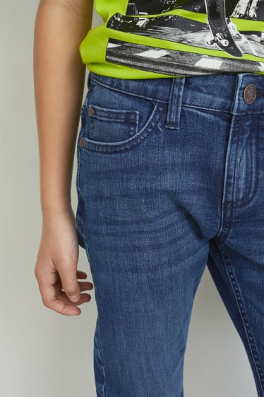 Dětské - Slim jeans - LYCRA® - džíny - tmavomodré