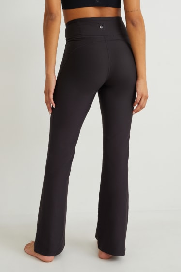 Donna - Leggings sportivi - 4 Way Stretch - nero