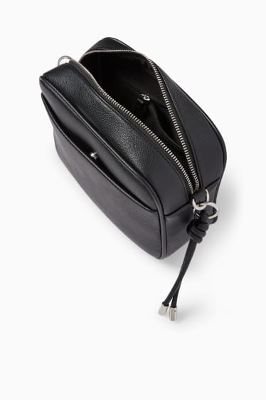 Femmes - Sac à bandoulière avec ceinture amovible - synthétique - noir